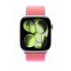 Apple MHYW4ZM/A accessoire intelligent à porter sur soi Bande Rouge Polyester recyclé, Nylon recyclé, Recycled spandex