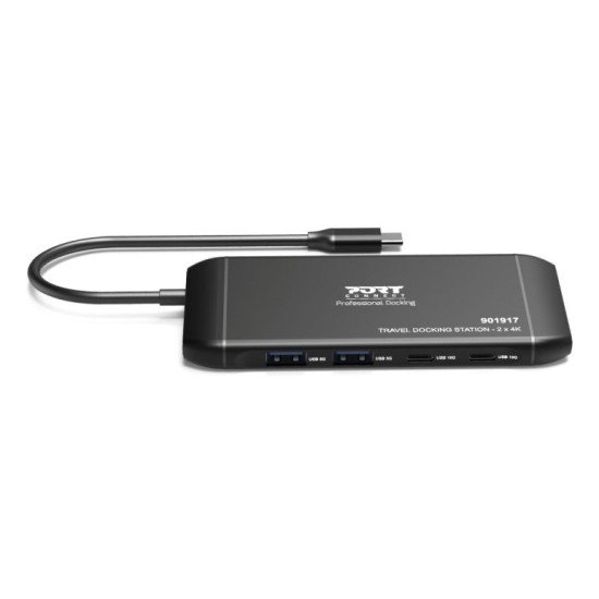 Port Designs PORT Connect Station d'accueil mobile 2 X 4K USB-C 7 périphériques 100W