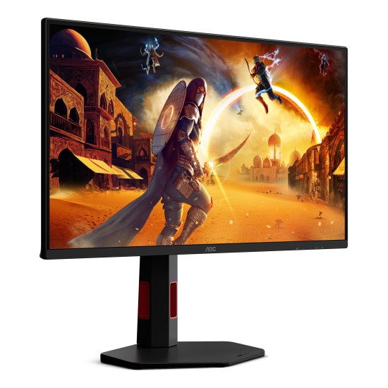 AOC G4 25G4KUR écran PC 62,2 cm (24.5") 1920 x 1080 pixels Full HD LED Noir, Rouge