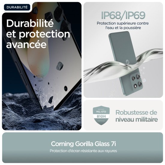 Motorola moto g56 5G 17,1 cm (6.72") Double SIM hybride Android 15 USB Type-C 8 Go 256 Go 5200 mAh Gris