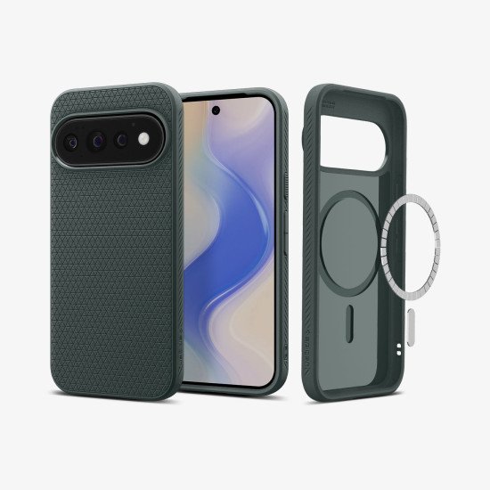 Spigen Liquid Air (Mag Fit) coque de protection pour téléphones portables 16 cm (6.3") Housse Vert foncé