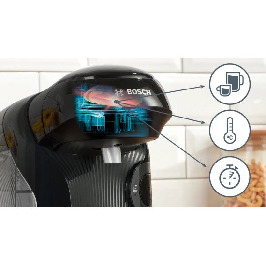 Bosch TAS112E machine à café Entièrement automatique Cafetière à dosette 0,7 L