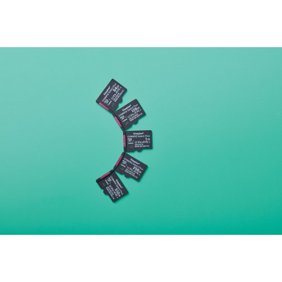Kingston Technology 64GB microSDXC Canvas Select Plus Gen3 100MB/s A1 (Adaptateur SD inclus) Kingston Technology 64GB microSDXC Canvas Select Plus Gen3 100MB/s A1 (Adaptateur SD inclus)