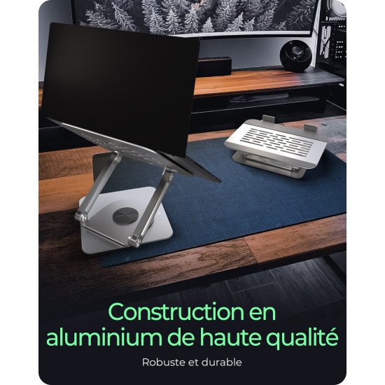 ICY BOX IB-NH300-R Supports de Laptop Argent 43,2 cm (17")