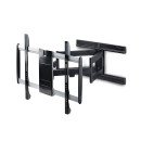 StarTech.com Support Mural Articulé Ultra Fin pour Téléviseurs à Écran Plat Jusqu'à 65" et 45kg, VESA 600x400, Conforme TAA, Profil Bas