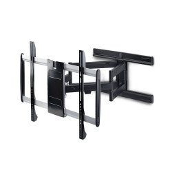 StarTech.com Support Mural Articulé Ultra Fin pour Téléviseurs à Écran Plat Jusqu'à 65" et 45kg, VESA 600x400, Conforme TAA, Profil Bas