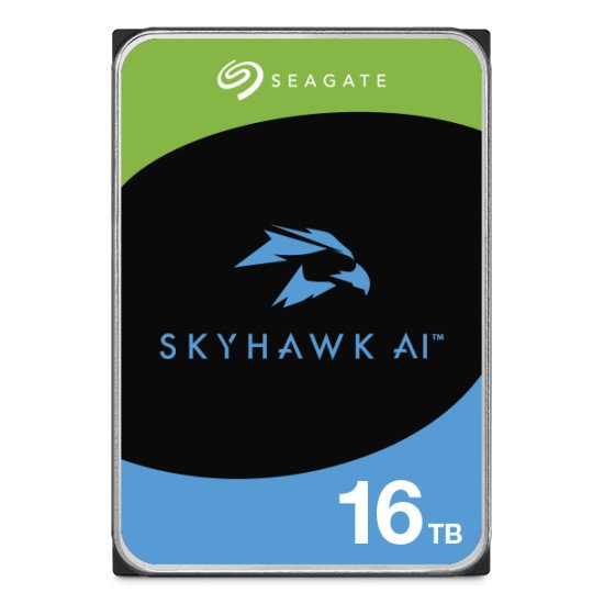 Seagate SkyHawk AI ST16000VE005 disque dur 16 To 7200 tr/min 512 Mo 3.5" Série ATA III