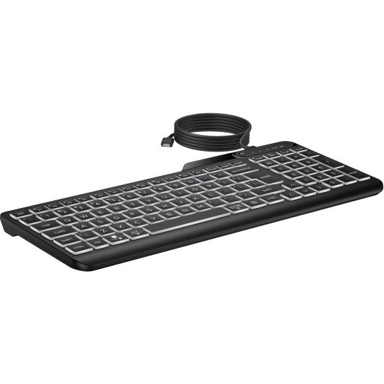 HP Clavier filaire rétroéclairé multi-appareil 405 HP Clavier filaire rétroéclairé multi-appareil 405
