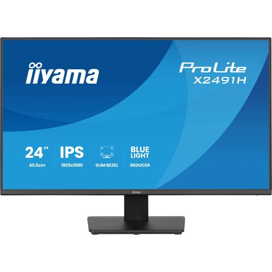 iiyama ProLite X2491H-B1 écran PC 60,5 cm (23.8") 1920 x 1080 pixels Full HD LCD Noir