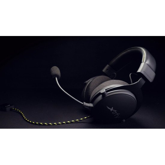 Xtrfy H2 Casque Avec fil Arceau Appels/Musique/Sport/Au quotidien Noir