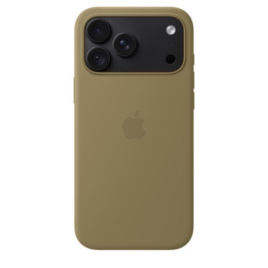 Apple Coque en silicone avec MagSafe pour iPhone 18 Pro Max - Olive