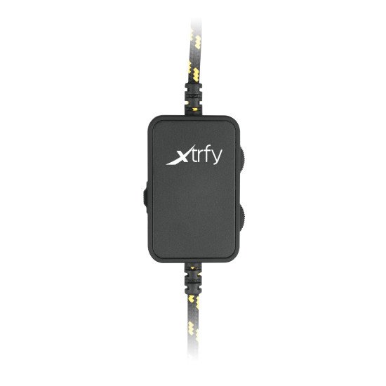 Xtrfy H2 Casque Avec fil Arceau Appels/Musique/Sport/Au quotidien Noir