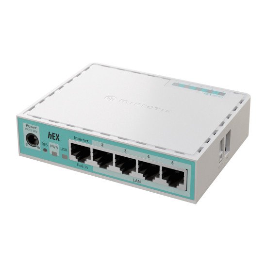 Mikrotik hEX Routeur connecté Gigabit Ethernet Mikrotik hEX Routeur connecté Gigabit Ethernet
