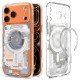 Spigen Ultra Hybrid (MagFit) Zero One coque de protection pour téléphones portables 16 cm (6.3") Housse Transparent, Blanc