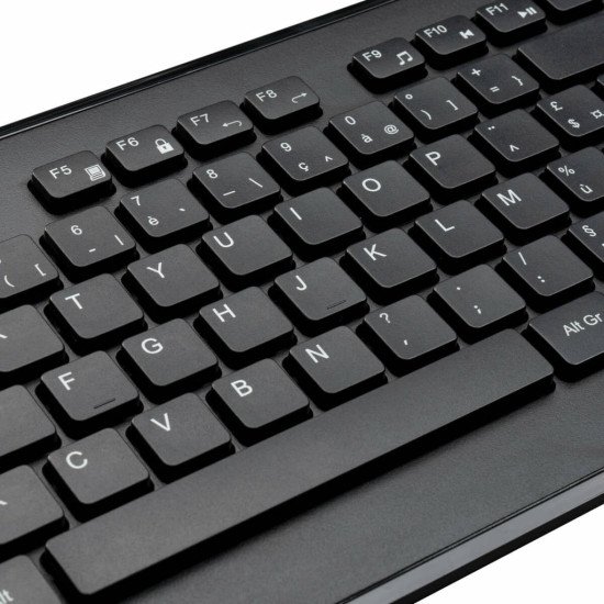 Targus AKM610FR clavier Souris incluse Universel RF sans fil AZERTY Français Noir