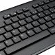 Targus AKM610FR clavier Souris incluse Universel RF sans fil AZERTY Français Noir