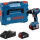 Bosch GSR 18V-65 Professional 2100 tr/min Clé 1,06 kg Noir, Bleu