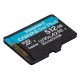 Kingston Technology Carte microSDXC Canvas Go Plus Gen4 200 Mo/s A2 U3 V30 512 Go + adaptateur