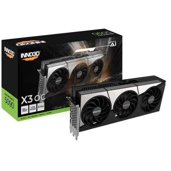 INNO3D GeForce RTX 5090 X3 OC NVIDIA 32 Go GDDR7 INNO3D GeForce RTX 5090 X3 OC NVIDIA 32 Go GDDR7