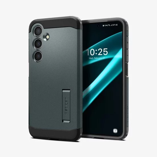 Spigen Tough Armor coque de protection pour téléphones portables 17 cm (6.7") Housse Noir, Vert Spigen Tough Armor coque de protection pour téléphones portables 17 cm (6.7") Housse Noir, Vert