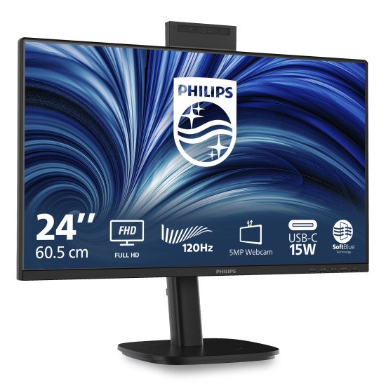 Philips 3000 series 24B2N3200JH/00 écran PC 60,5 cm (23.8") 1920 x 1080 pixels Full HD LCD Noir