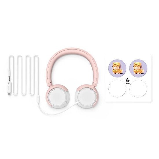 Philips TAK2000PK/00 casque Avec fil Arceau Appel/Musique/TV Rose