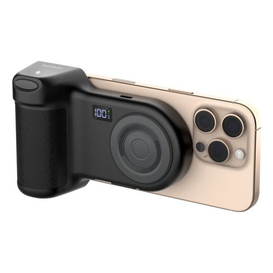 Belkin Stage PowerGrip Support actif Mobile/smartphone Charbon de bois