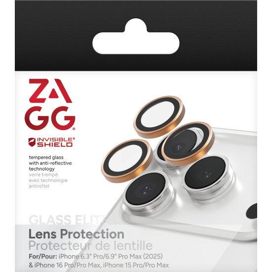 InvisibleShield Glass Elite Protecteur d'objectif caméra Apple 3 pièce(s) InvisibleShield Glass Elite Protecteur d'objectif caméra Apple 3 pièce(s)