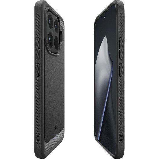 Spigen Rugged Armor coque de protection pour téléphones portables 17,4 cm (6.83") Housse Noir