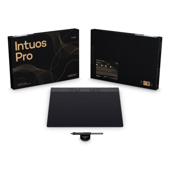 Wacom Intuos Pro Large tablette graphique Noir 349 x 195 mm USB/Bluetooth