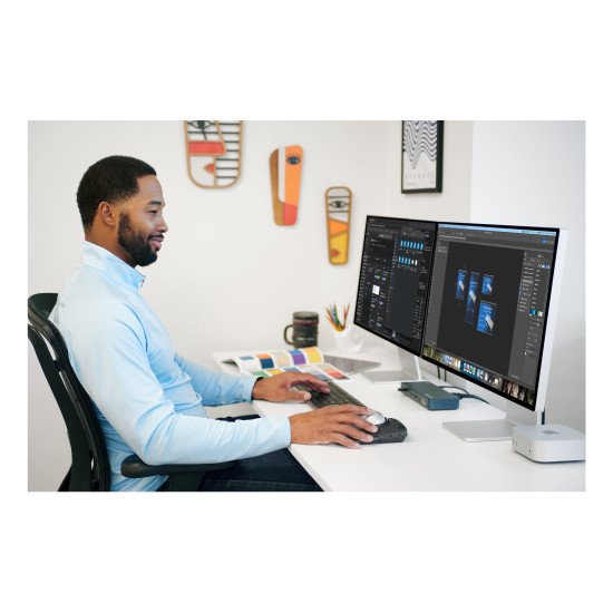 Kensington KB535 EQ clavier Bureau RF sans fil + Bluetooth QWERTY Anglais Gris