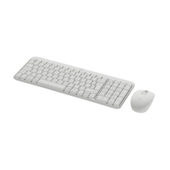 Logitech MK250 Combo clavier Souris incluse Universel RF sans fil + Bluetooth QWERTY Espagnole Blanc