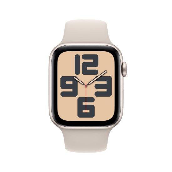 Apple Watch SE OLED 44 mm Numérique 368 x 448 pixels Écran tactile 4G Beige Wifi GPS (satellite)