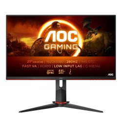AOC G2 27G2ZN3/BK écran PC 68,6 cm (27") 1920 x 1080 pixels Full HD LCD Noir, Rouge AOC G2 27G2ZN3/BK écran PC 68,6 cm (27") 1920 x 1080 pixels Full HD LCD Noir, Rouge