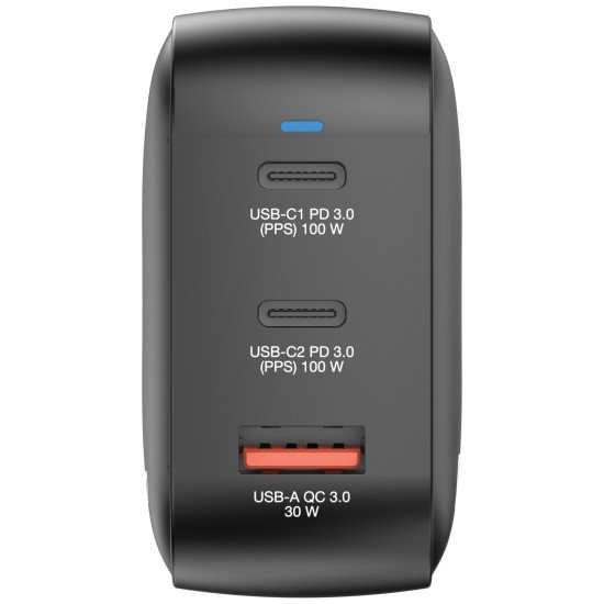 Verbatim GaN Charger 100W Universel Noir Secteur Charge rapide Intérieure Verbatim GaN Charger 100W Universel Noir Secteur Charge rapide Intérieure