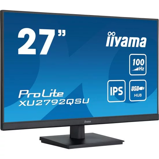 iiyama ProLite écran PC 68,6 cm (27") 2560 x 1440 pixels Dual WQHD LED Noir iiyama ProLite écran PC 68,6 cm (27") 2560 x 1440 pixels Dual WQHD LED Noir