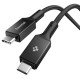 Spigen EB24015CC câble USB USB4 Gen 3x2 1,5 m USB C 40 Gbit/s 240 W Noir