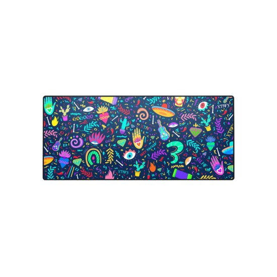 CHERRY XTRFY GP5-XL-FIESTA tapis de souris Tapis de souris de jeu Multicolore CHERRY XTRFY GP5-XL-FIESTA tapis de souris Tapis de souris de jeu Multicolore
