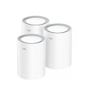 Cudy M3000 3-PACK système Wi-Fi maillé Bi-bande (2,4 GHz / 5 GHz) Wi-Fi 6 (802.11ax) Gris, Blanc 1 Interne Cudy M3000 3-PACK système Wi-Fi maillé Bi-bande (2,4 GHz / 5 GHz) Wi-Fi 6 (802.11ax) Gris, Blanc 1 Interne