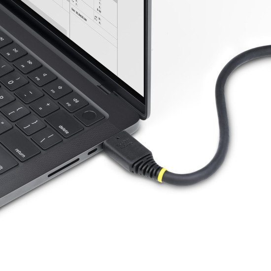 StarTech.com Câble HDMI Haut Débit de 6m avec Connecteur à Pince, 4K 60Hz/1440p 144Hz, HDR10/HDCP 2.2/ARC, 18Gbps, UHD HDMI 2.0, Cordon pour TV/Moniteur/Écran, Gaine TPE StarTech.com Câble HDMI Haut Débit de 6m avec Connecteur à Pince, 4K 60Hz/1440p 144Hz, HDR10/HDCP 2.2/ARC, 18Gbps, UHD HDMI 2.0, Cordon pour TV/Moniteur/Écran, Gaine TPE