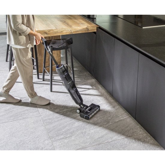 Rowenta X-Clean 4 GZ5035WO aspirateur balai et balai électrique Batterie Sec&humide mousse Sans sac 200 W Gris