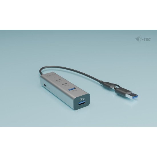 i-tec Metal Universal Charging HUB 2xUSB-C + 2x USB-A Port + Power Delivery 85W i-tec Metal Universal Charging HUB 2xUSB-C + 2x USB-A Port + Power Delivery 85W