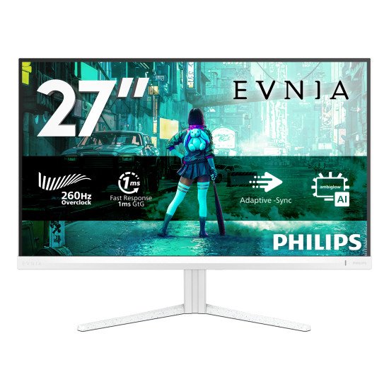 Philips 27M2N3201PL/00 écran PC 68,6 cm (27") 1920 x 1080 pixels Full HD LCD Blanc