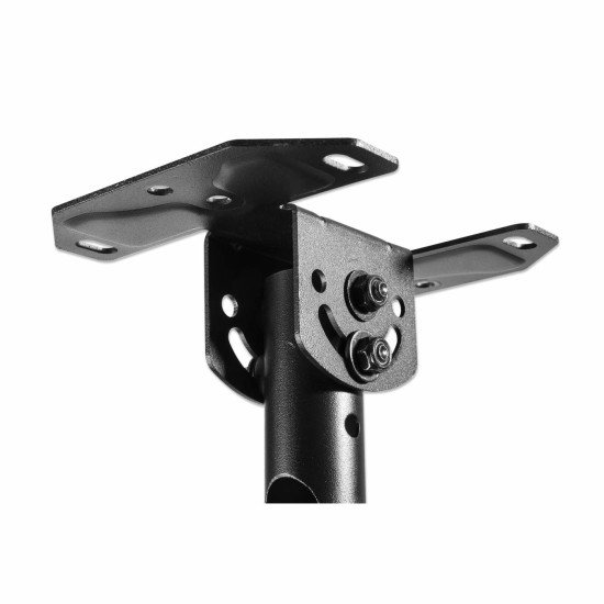 Manhattan Support plafond pour TV/moniteurs, pour écrans de 37" à 65", hauteur réglable 70–157 cm, Compatibilité VESA : de 200x200 à 600x400 mm (vérifiez les dimensions des quatre trous de fixation à l'arrière), charge max. 50 kg