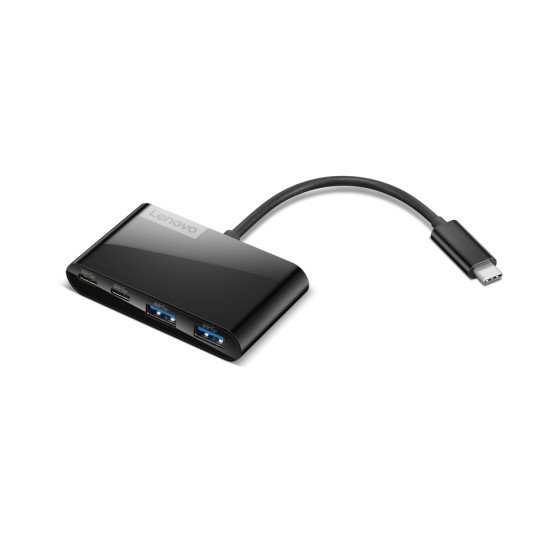 Lenovo GX91L84354 hub & concentrateur USB 3.2 Gen 1 (3.1 Gen 1) Type-C 625 Mbit/s Noir Lenovo GX91L84354 hub & concentrateur USB 3.2 Gen 1 (3.1 Gen 1) Type-C 625 Mbit/s Noir