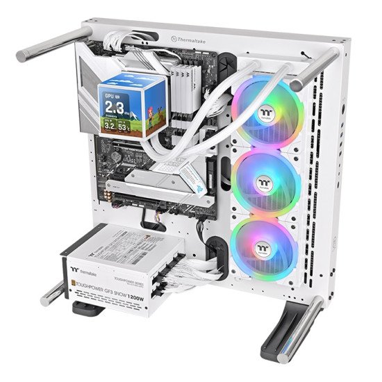 Thermaltake MINECUBE 360 Ultra Processeur Refroidisseur de liquide tout-en-un 12 cm Blanc 1 pièce(s)
