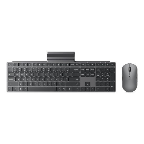 Lenovo 700 Modern clavier Souris incluse Bureau RF sans fil + Bluetooth Anglais américain Gris