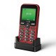 Doro Leva E10 6,1 cm (2.4") 118,9 g Rouge Téléphone pour seniors