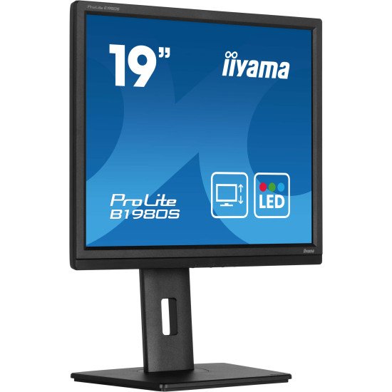 iiyama ProLite B1980S-B1 écran PC 48,3 cm (19") 1280 x 1024 pixels VGA LED Noir iiyama ProLite B1980S-B1 écran PC 48,3 cm (19") 1280 x 1024 pixels VGA LED Noir