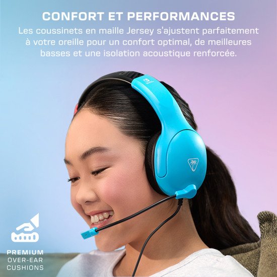 Turtle Beach Airlite Fit Casque Avec fil Arceau Jouer Noir, Bleu, Rouge Turtle Beach Airlite Fit Casque Avec fil Arceau Jouer Noir, Bleu, Rouge